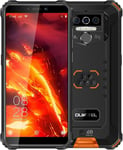 4G Telephone Portable Incassable Wp5 Pro,Batterie 8000Mah,Android 10 Smartphone Debloque Etanche Ip68,Lampe De Poche 4 Led,Helio A25 4Go+64Go,Reconnaissance Faciale,Gps Dual Sim Orange