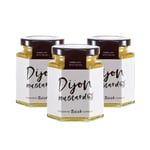 Hawkshead Dijon Mustard 3 x 200g - Vegan, Gluten-Free, Smooth & Mellow