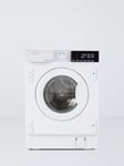 John Lewis JLBIWD7744 Freestanding Washer Dryer, 7kg/4kg Load, 1600rpm Spin, White