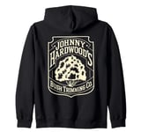 Johnny Hardwood's Bush Trimming Company, Funny Gardener Zip Hoodie