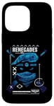 Coque pour iPhone 14 Pro Max Sniper Elite Renegades Faction Multijoueur Logo Bleu