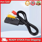 HDMI-compatible To RCA AV Adapter Cable 1m HD Adapter Cord for DVD Camera LCD TV