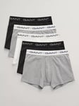 GANT Cotton Stretch Jersey Trunks, Pack of 5, Black/Multi