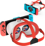 Casque Vr Amélioré Pour Nintendo Switch Et Switch Oled, Lunettes De Réalité Virtuelle Switch Avec Lentilles Hd Réglables Et Sangle De Tête Confortable, Kit Labo Vr 3d Pour Accessoires Switch