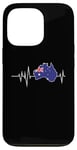 iPhone 13 Pro Flag Country Heartbeat Australia Australian Flags World Map Case