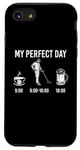 Coque pour iPhone SE (2020) / 7 / 8 My Perfect Day Coffee Metal Detector Beer