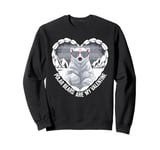 Polar Bears Are My Valentine Cute Polar Bear Valentines Day Sweatshirt