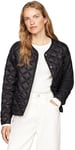 Tommy Hilfiger Veste Matelassée Femme Down Quilted Collarless avec Patte de Boutonnage, Noir (Black), XXL