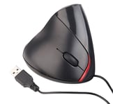 Souris optique USB verticale et ergonomique 1600 dpi 5 boutons - Filaire - Gene