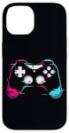 Coque pour iPhone 14 Manette Esthétique Jeux Vidéo Jeux Graphiques Adolescents