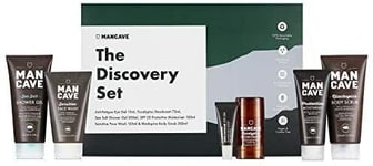 ManCave Discovery Gift Set - 6 Natural Grooming Essentials - For Men