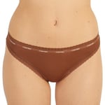 Calvin Klein Truser Bottoms Up Refresh Thong Brun polyamid X-Small Dame