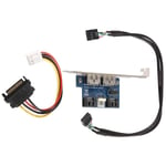 Dual Port Sata To 5V 12V  Over Esata USB Port Adapter Convert Expansion5780