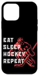 Coque pour iPhone 12 mini The Real Evolution Of Hockey, Ice Hockey T-shirt, Hockey