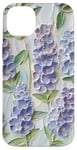 iPhone 14 Plus Lilac Oil Painting Impasto Floral Pattern Artsy Botanical Case