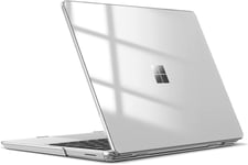 Coque Compatible Avec 12.4"" Microsoft Surface Laptop Go 3 12.4 Pouces 2023 / Laptop Go 2 2022 / Laptop Go 2020 (Modèle:2013/1943), Coque Rigide Et Fine Étui Léger, Transparent Cristallin