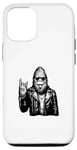 Coque pour iPhone 12/12 Pro Rebel Bigfoot Rocker – Sasquatch, Punk Rock Yeti