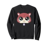 Littlest Pet Shop Trip Hamston Adorable Hamster Big Face Sweatshirt