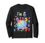 Maths Day Number Costume 6th Birthday Idea For Kids & Number Long Sleeve T-Shirt