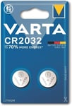 VARTA Litio 6032 CR 2032 battery blister pack of 2