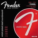 Fender 5-String Super Bass 7250-5L Nickel-Plated Steel Long Scale Bass Strings