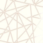 Holden Decor Glasshouse Paladium Rose Gold Wallpaper 90113 - Metallic Geometric