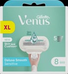 Gillette Venus Peau Elixir 8 Lames de Rasoir - de Luxe Doux Sensible Neuf (21)