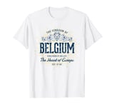 Retro Style Vintage Belgium T-Shirt