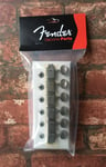 Fender Road Worn Guitar Tuners, Aged Nickel Machine Heads for Relic Strat & Tele