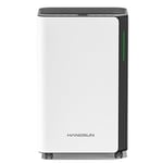 Hangsun 20L/Day Dehumidifiers for Home Dehumidifier for Drying Clothes and Damp with Digital Humidity Display, Continuous Drainage, 24 Hour Timer, Ideal for Laundry Room, Basement, Bedroom, Bathroom