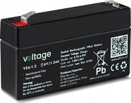 Voltage Batteri Agm-Spänning 6V 12Ah Ve6-12