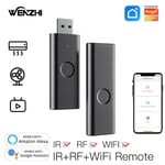 Télécommande universelle sans fil,wi-fi,IR,RF,USB,pour TV,DVD,ventilateur,Tuya,Smart Life,Alexa,Google Home,domotique #B