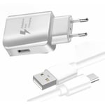 Pack Chargeur + Câble pour Blackview A52 Fast Charger Ultra-puissant et rapide NOUVELLE GENERATION 3A avec CABLE USB-Type C.