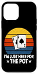 Coque pour iPhone 12 mini Jeu de cartes de poker Jetons de jeu Bluff