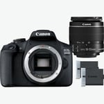canon eos 2000d camera 18 55 is ii lens lp e10 battery 2728C011