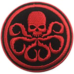 Hydra Captain America Super Hero Movie Iron On Patch Sew On Patch Embroidered Patch/Badge for Clothes Shirts Jeans etc