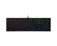 CHERRY MX 10.0N RGB - Clavier - backlit - USB - Allemand - commutateur : CHERRY MX Low Profile RGB Speed - noir