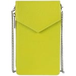 Pochette LANCASTER  Etui smartphone  Ref 51840 Jaune 10.5*17.5*2 cm