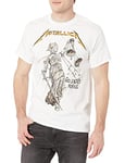 Metallica Men's Justice for All T-Shirt, White, S