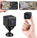 Mini cam?ra Espion WiFi,cam?ra de Surveillance 4k 1080P avec Vision Nocturne et d?tection de Mouvement,Mini cam?ra cach?e d'int?rieur,cam?ra vid?o de s?curit? pour b?b?