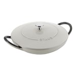 Staub Specialities 24 cm Cast iron Wok white truffle