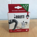 Bialetti 3-4 Cup Moka Express Handle and Pin Only-Brand New Boxed-Made in Italy