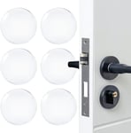 6 Pièces 5 cm Butée de Porte Protecteurs Muraux Auto-Adhésifs Protecteurs de Poignée de Porte Rond Butoir de Porte Butée Insonorisante Pare-chocs de Porte, pour Mur, Porte, Armoires