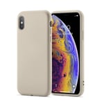 Mobique iPhone X/XS Mobilskal i TPU, Beige