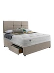 Silentnight Penny 1200 Pocket Mattress And Divan Base Bed Set (Headboard Sold Separately)