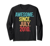 July 2010 13th Birthday Awesome Since July 2010 Thirteen Long Sleeve T-Shirt