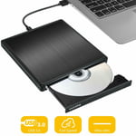 Usb 3.0 External Cd Rw Dvd Drive Dvd/cd Rom Rewriter Burner For Laptop Pc Mac