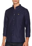 New Mens Lyle & Scott LW614VTR Woven Oxford Casual Shirts Long Sleeve Navy S