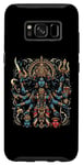 Coque pour Galaxy S8 Kali Hindou Goddess Of Death Warrior Mother Fierce