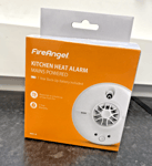 FireAngel Kitchen & Garages Heat Alarm Mains Powered | HW1-R | 9V battery backup